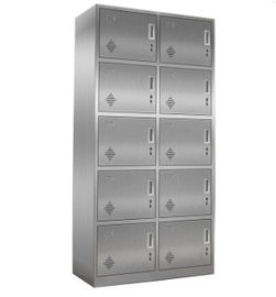 Шкаф дисплея медицины /Hospital раздевалки/офиса, 10 шкафчиков для хранения двери личных
