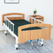 Регулируемая ручная больничная койка назад поднимая голову кровати кроватей стиля больницы деревянную с рельсами